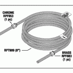 DENTSPLY REPLACEMENT WATER HOSE (BRAIDED BLUE)