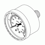 GOMCO® REPLACEMENT VACUUM GAUGE