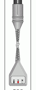 DATASCOPE REPLACEMENT PATIENT CABLE-3 LEAD DIN