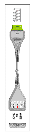MARQUETTE/GE MEDICAL REPLACEMENT PATIENT CABLE-3 LEAD DIN 1 MARQUETTE/GE MEDICAL REPLACEMENT PATIENT CABLE-3 LEAD DIN
