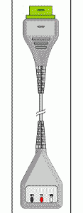 MARQUETTE/GE MEDICAL REPLACEMENT PATIENT CABLE-3 LEAD DIN