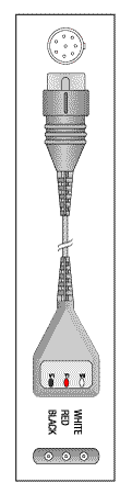 HEWLETT PACKARD/AGILENT/ZYMED/PHILIPS MEDICAL REPLACEMENT PATIENT CABLE-3 LEAD DIN