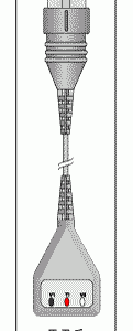 HEWLETT PACKARD/AGILENT/ZYMED/PHILIPS MEDICAL REPLACEMENT PATIENT CABLE-3 LEAD DIN