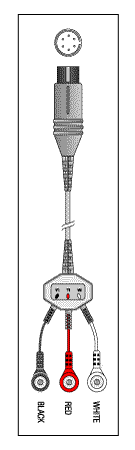 CRITIKON INC. REPLACEMENT PATIENT CABLE-3 LEAD FIXED SNAP