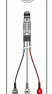 QUINTON REPLACEMENT TELEMETRY CABLE-3 LEAD SNAP