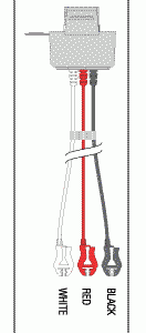 HEWLETT PACKARD/AGILENT/ZYMED/PHILIPS MEDICAL REPLACEMENT TELEMETRY CABLE - 3 LEAD PINCH