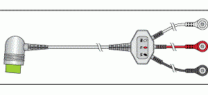 PHYSIO CONTROL/MEDTRONIC REPLACEMENT PATIENT CABLE-3 LEAD FIXED SNAP