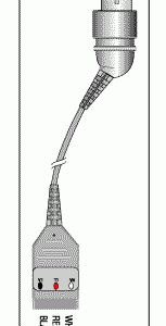 MEDICAL DATA ELEC. (MDE) REPLACEMENT PATIENT CABLE-3 LEAD DUAL