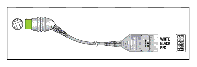 COROMETRICS (GE) REPLACEMENT PATIENT CABLE - 3 LEAD MULTI-LINK