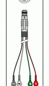 ACCUCORE/PIC/VITALCOM REPLACEMENT TELEMETRY CABLE - 4 LEAD SNAP
