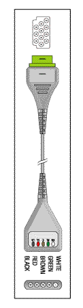 MARQUETTE/GE MEDICAL REPLACEMENT PATIENT CABLE-5 LEAD DIN 1 MARQUETTE/GE MEDICAL REPLACEMENT PATIENT CABLE-5 LEAD DIN