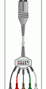 CRITICARE SYS. REPLACEMENT PATIENT CABLE-5 LEAD FIXED SNAP