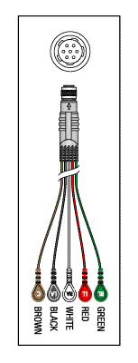 MENNEN MEDICAL REPLACEMENT TELEMETRY CABLE - 5 LEAD SNAP