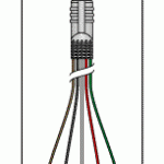 DATASCOPE REPLACEMENT TELEMETRY CABLE - 5 LEAD SNAP