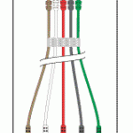 HEWLETT PACKARD/AGILENT/ZYMED/PHILIPS MEDICAL REPLACEMENT TELEMETRY CABLE - 5 LEAD SNAP