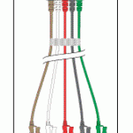 HEWLETT PACKARD/AGILENT/ZYMED/PHILIPS MEDICAL REPLACEMENT TELEMETRY CABLE - 5 LEAD PINCH