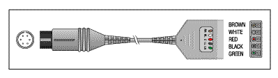 ABBOTT REPLACEMENT PATIENT CABLE - 5 LEAD DUAL