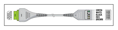 MARQUETTE/GE MEDICAL REPLACEMENT PATIENT CABLE - 5 LEAD MULTI-LINK 1 MARQUETTE/GE MEDICAL REPLACEMENT PATIENT CABLE - 5 LEAD MULTI-LINK