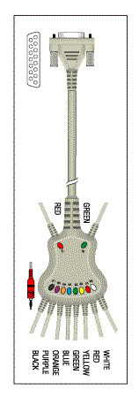 BIRTCHER REPLACEMENT PATIENT CABLE-10 LEAD FIXED BANANA