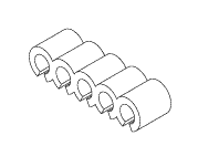 MARQUETTE/GE MEDICAL REPLACEMENT 5 LEAD ORGANIZER 1 MARQUETTE/GE MEDICAL REPLACEMENT 5 LEAD ORGANIZER