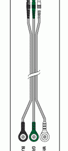 IREX REPLACEMENT 3 LEADWIRE SET DISPOSABLE 24" DIN/SNAP
