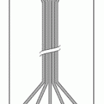 LUMISCOPE REPLACEMENT 5 LEADWIRE SET DISPOSABLE 24" DIN/SNAP