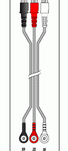 HEWLETT PACKARD/AGILENT/ZYMED/PHILIPS MEDICAL REPLACEMENT 3 LEADWIRE SET DISPOSABLE 30" DUAL/SNAP