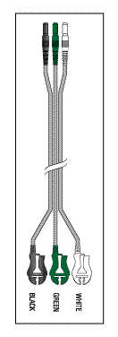 HEWLETT PACKARD/AGILENT/ZYMED/PHILIPS MEDICAL REPLACEMENT 3 LEADWIRE SET DISPOSABLE 24" DIN/PINCH 1 HEWLETT PACKARD/AGILENT/ZYMED/PHILIPS MEDICAL REPLACEMENT 3 LEADWIRE SET DISPOSABLE 24" DIN/PINCH