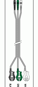 COROMETRICS (GE) REPLACEMENT 3 LEADWIRE SET DISPOSABLE 24" DIN/PINCH