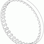 LITTON REPLACEMENT DRIVE BELT (SHORT DRYER)