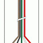 PARKS ELECTRONICS REPLACEMENT 5 LEADWIRE SET - 40" DIN/SNAP