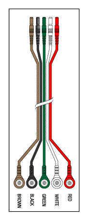 MTM REPLACEMENT 5 LEADWIRE SET - 40" DIN/SNAP
