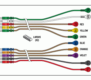 MARQUETTE/GE MEDICAL REPLACEMENT 10 LEADWIRE SET - CAM 14/SNAP