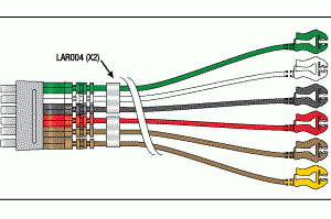 MARQUETTE/GE MEDICAL REPLACEMENT 6 LEADWIRE SET - 30" MULTI-LINK/PINCH