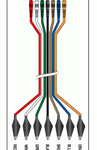 SCHILLER REPLACEMENT 7 LEADWIRE SET - 24" DIN/ALLIGATOR