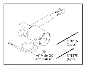 MIDMARK® - RITTER REPLACEMENT BACK & FOOT ACTUATOR
