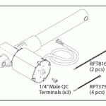 MIDMARK® - RITTER REPLACEMENT BASE & TILT ACTUATOR