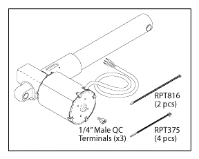 MIDMARK® - RITTER REPLACEMENT BASE & TILT ACTUATOR