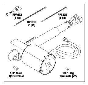 MIDMARK® - RITTER REPLACEMENT ACTUATOR (BACK)
