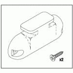 MIDMARK® - RITTER REPLACEMENT TOP END CAP (CLIP ON)