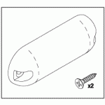 MIDMARK® - RITTER REPLACEMENT TOP END CAP (VELCRO)