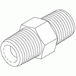 MIDMARK® - RITTER REPLACEMENT MALE CONNECTOR (1/8" MPT)