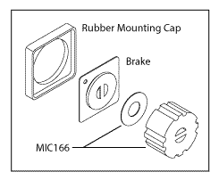 MIDMARK® - RITTER REPLACEMENT BRAKE & COUPLER KIT