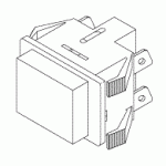 MIDMARK® - RITTER REPLACEMENT HEATER SWITCH (RED)