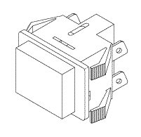 MIDMARK® - RITTER REPLACEMENT HEATER SWITCH (RED)