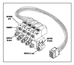 MEDIVATORS® REPLACEMENT MANIFOLD ASSEMBLY (AIR VALVE, 4 STN)