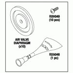 MEDIVATORS® REPLACEMENT AIR VALVE DIAPHRAGM KIT