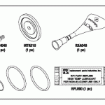 MEDIVATORS® REPLACEMENT VALVE BLOCK REBUILD KIT