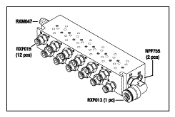MEDIVATORS® REPLACEMENT MANIFOLD (AIR VALVE, 6 STN)