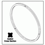 NATIONAL APPLIANCE REPLACEMENT DOOR GASKET (QUAD RING)
